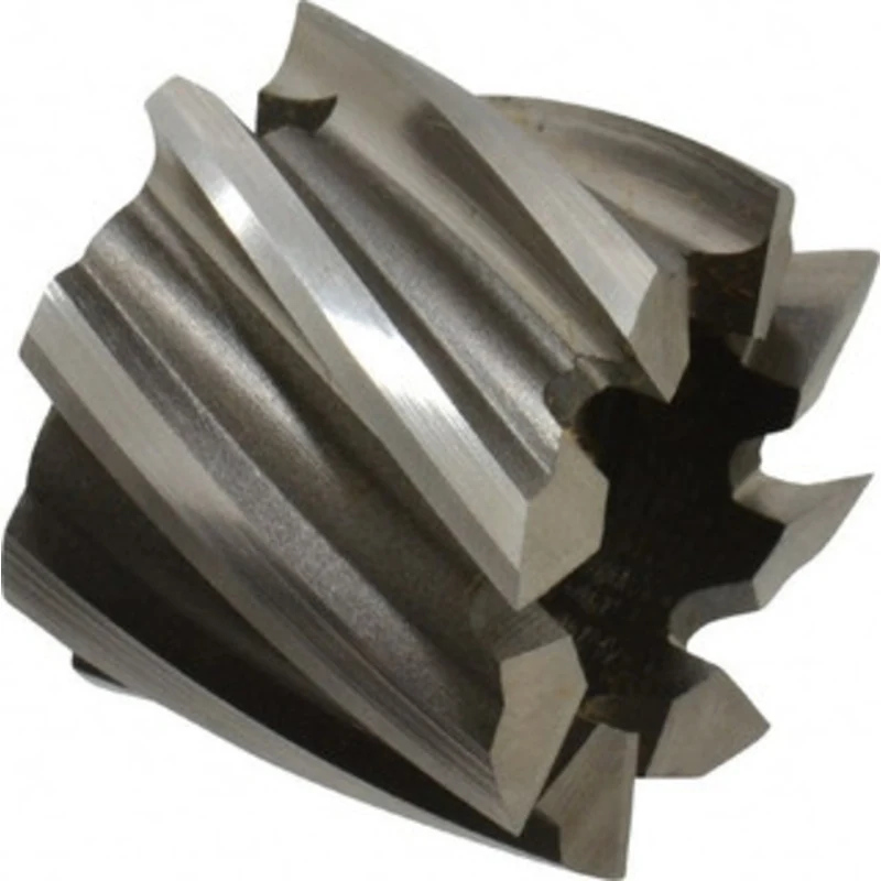 KEO 1-1/4 8-Flute Cobalt Finisher Shell End Mill Uncoated, 1/2 Arbor Hole, 1 LOC, Right Hand Cut, Right Hand Spiral F...